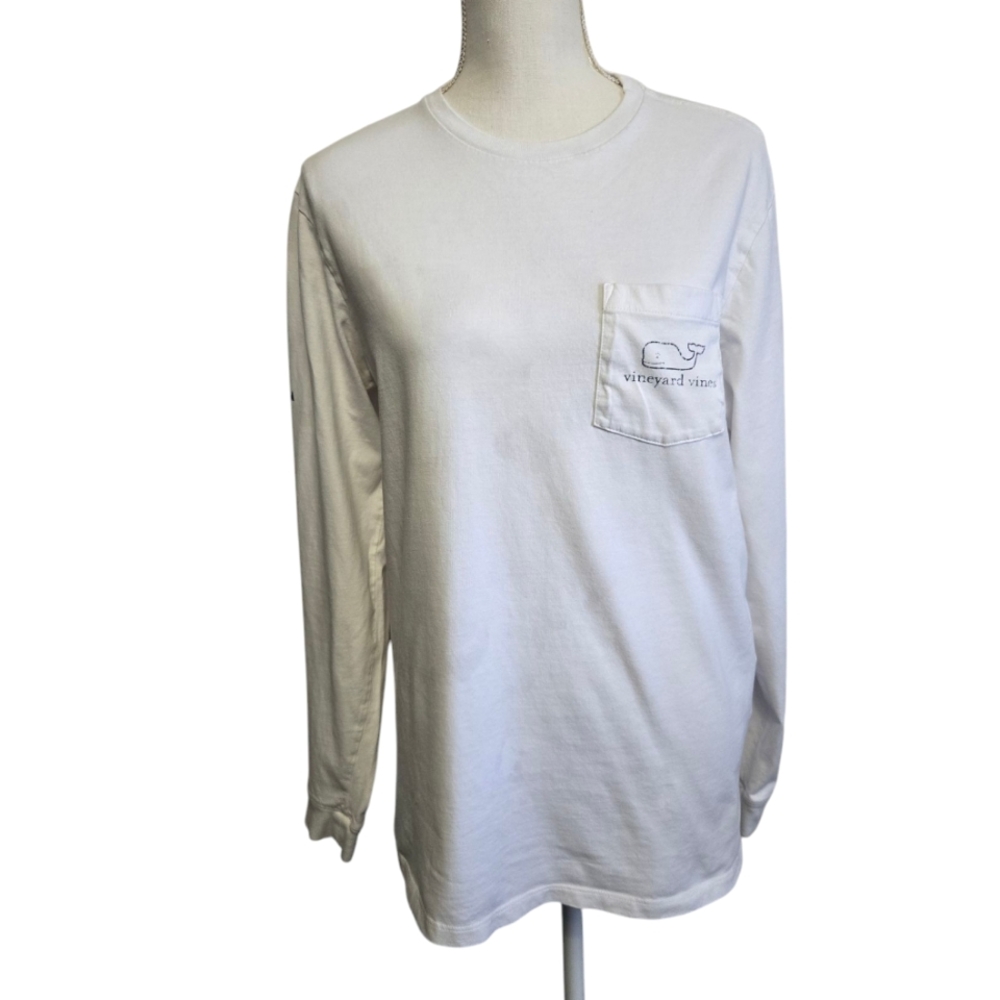 Vineyard Vines Buffalo NY White Long Sleeve Shirt